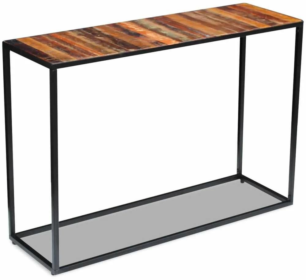 Konsolinis staliukas, perdirbtos medienos masyvas, 110x35x76 cm