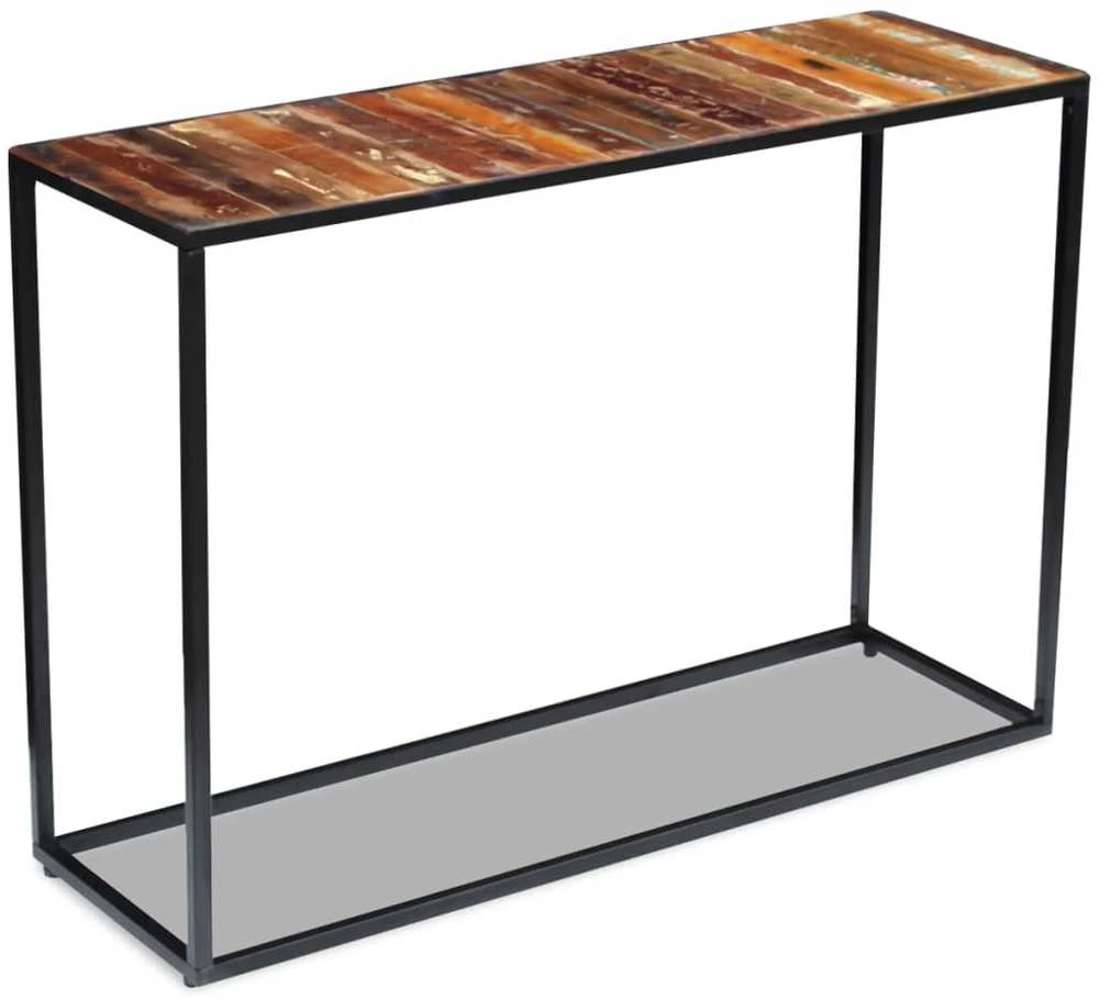 Konsolinis staliukas, perdirbtos medienos masyvas, 110x35x76 cm