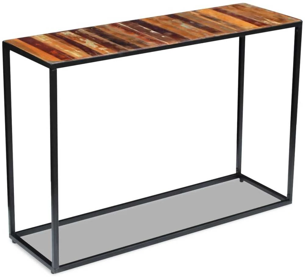 Konsolinis staliukas, perdirbtos medienos masyvas, 110x35x76 cm