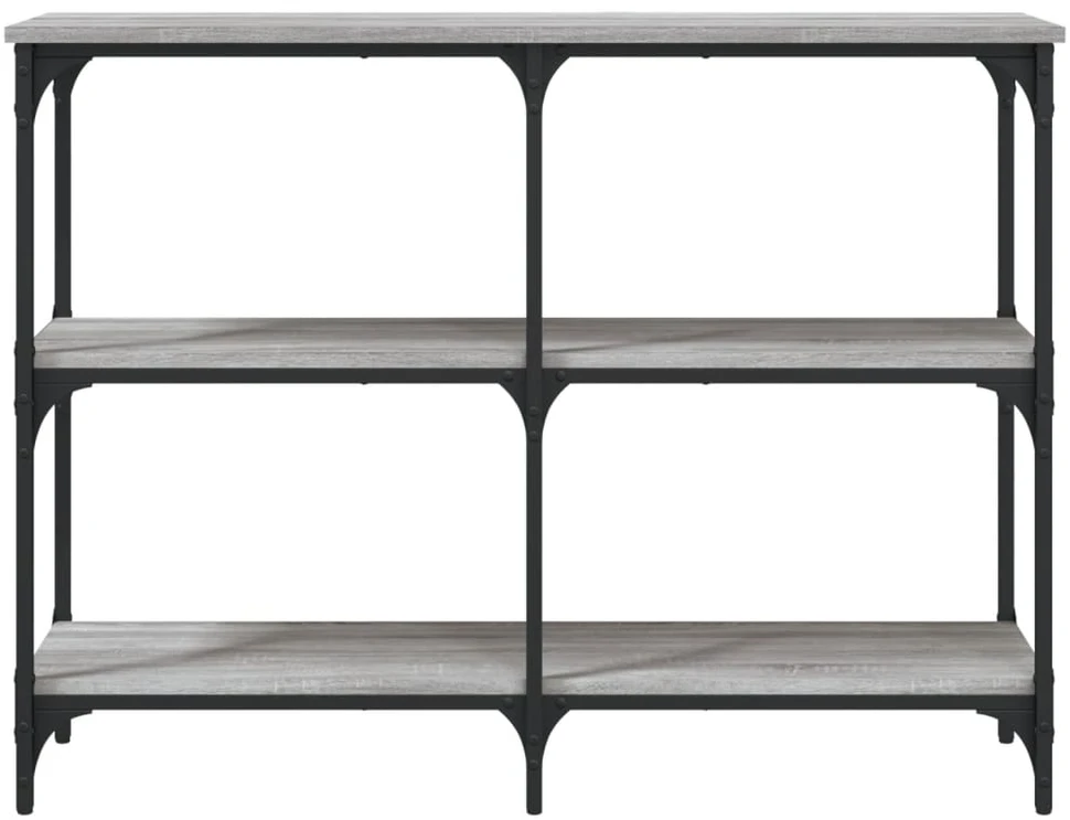 Konsolinis staliukas, pilkas ąžuolo, 100x29x75cm, mediena