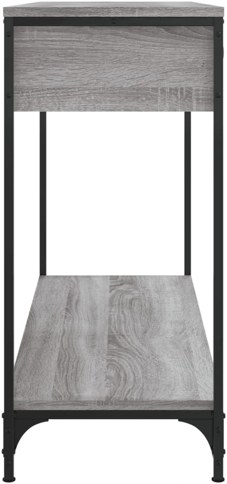 Konsolinis staliukas, pilkas ąžuolo, 100x34,5x75cm, mediena