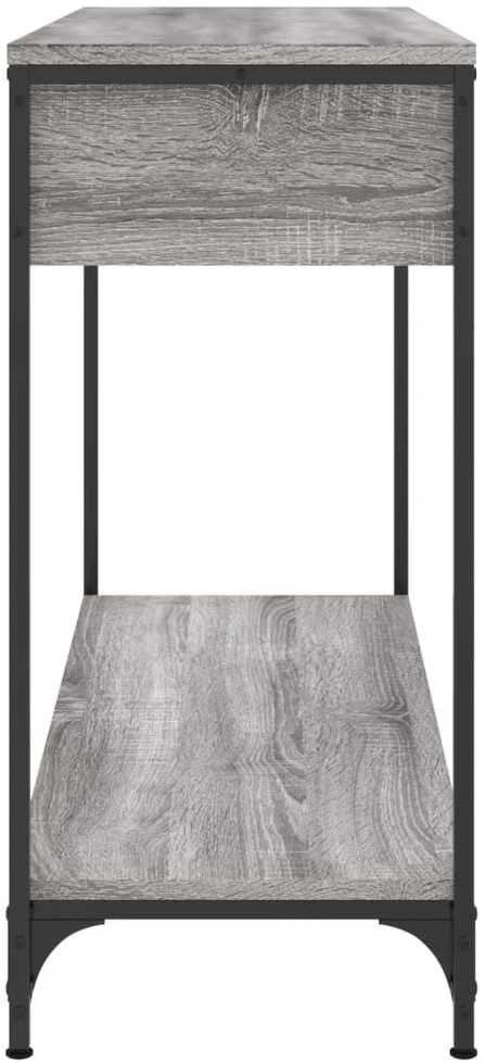 Konsolinis staliukas, pilkas ąžuolo, 100x34,5x75cm, mediena