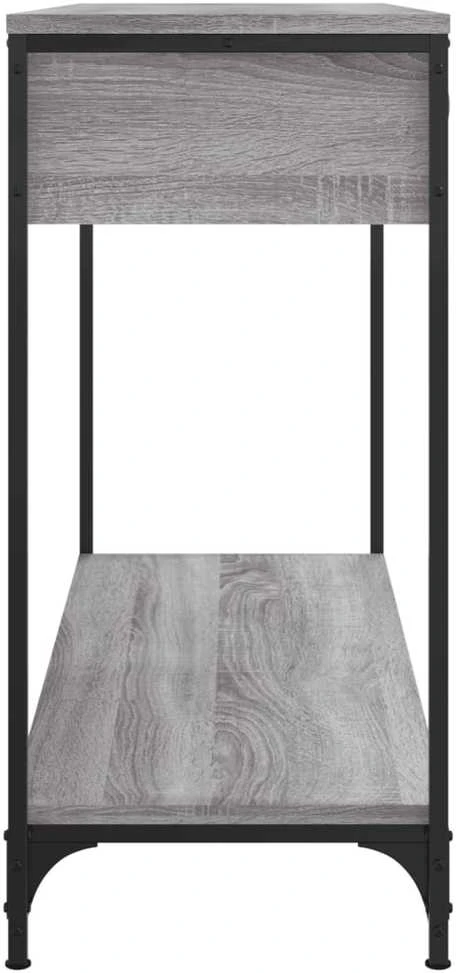 Konsolinis staliukas, pilkas ąžuolo, 100x34,5x75cm, mediena