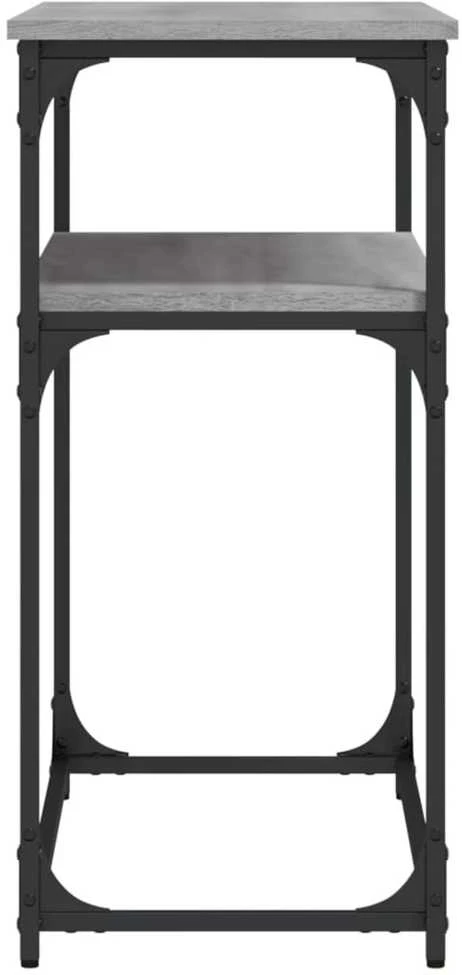 Konsolinis staliukas, pilkas ąžuolo, 100x35,5x75cm, mediena