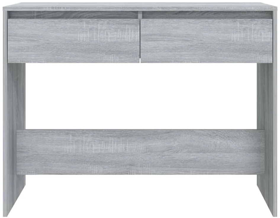 Konsolinis staliukas, pilkos ąžuolo spalvos, 100x35x76,5cm, MDP