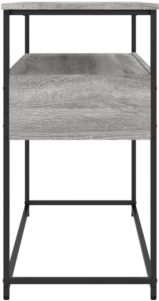 Konsolinis staliukas, pilkas ąžuolo, 100x40x75cm, mediena