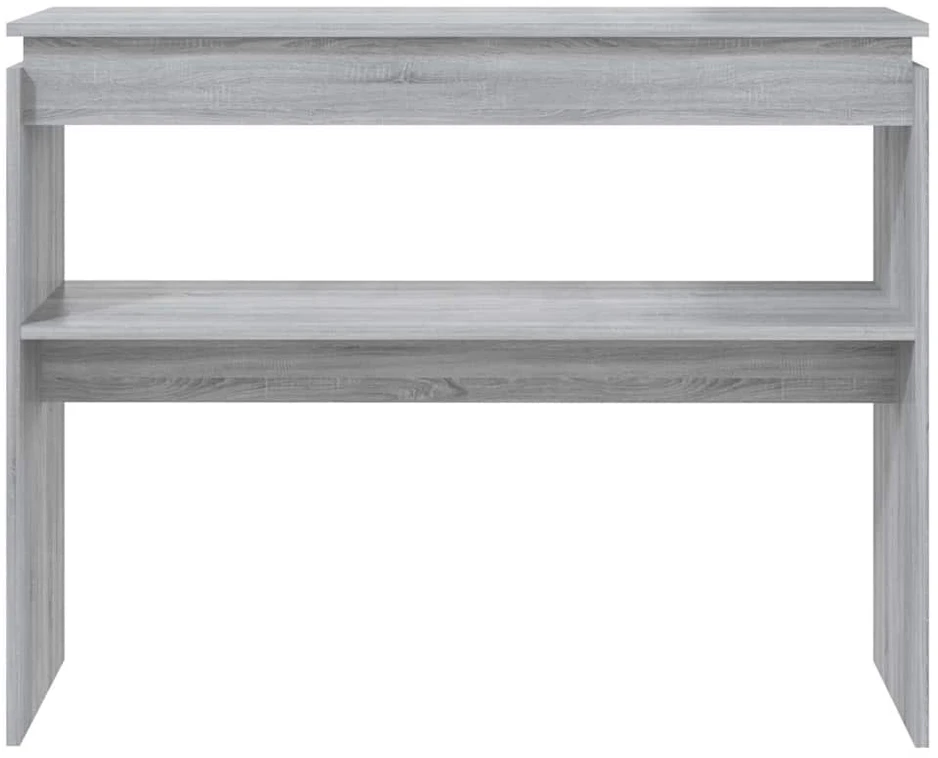 Konsolinis staliukas, pilkas ąžuolo, 102x30x80cm, mediena