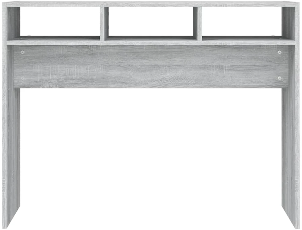 Konsolinis staliukas, pilkas ąžuolo, 105x30x80cm, mediena