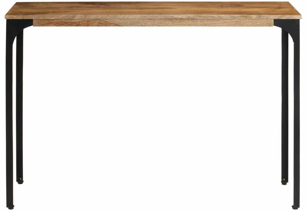 Konsolinis staliukas, rudas, 110x35x76cm, mango mediena/geležis