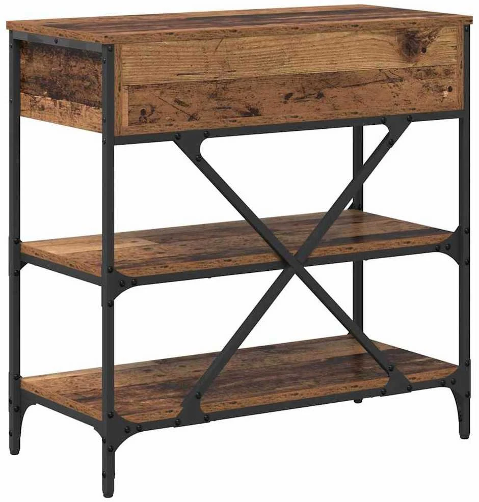 Konsolinis stalas su stalčių Ruda 75 x 34,5 x 75 cm Medis