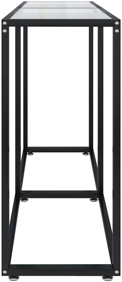 Konsolinis staliukas, skaidrus, 140x35x75,5cm, stiklas