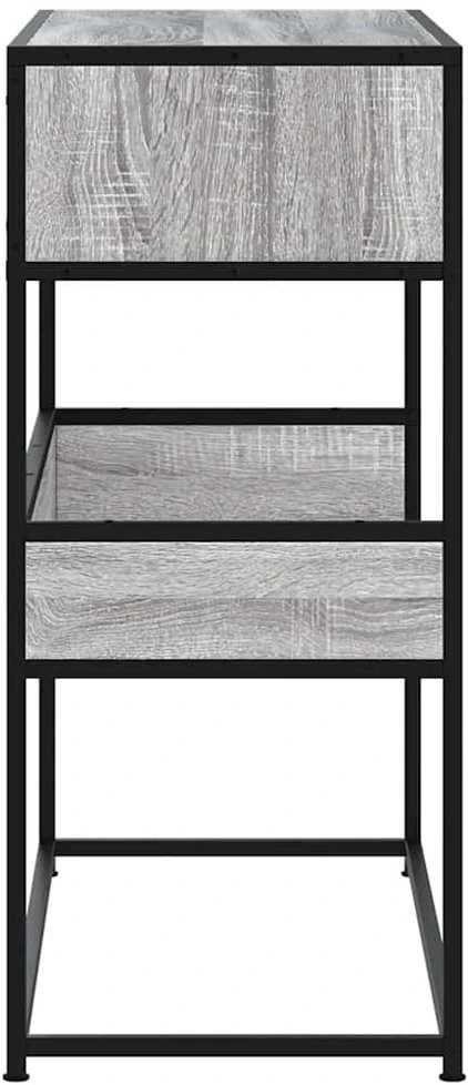 Konsolinis staliukas, sonomas ąžuolo, 90x35x80cm, mediena