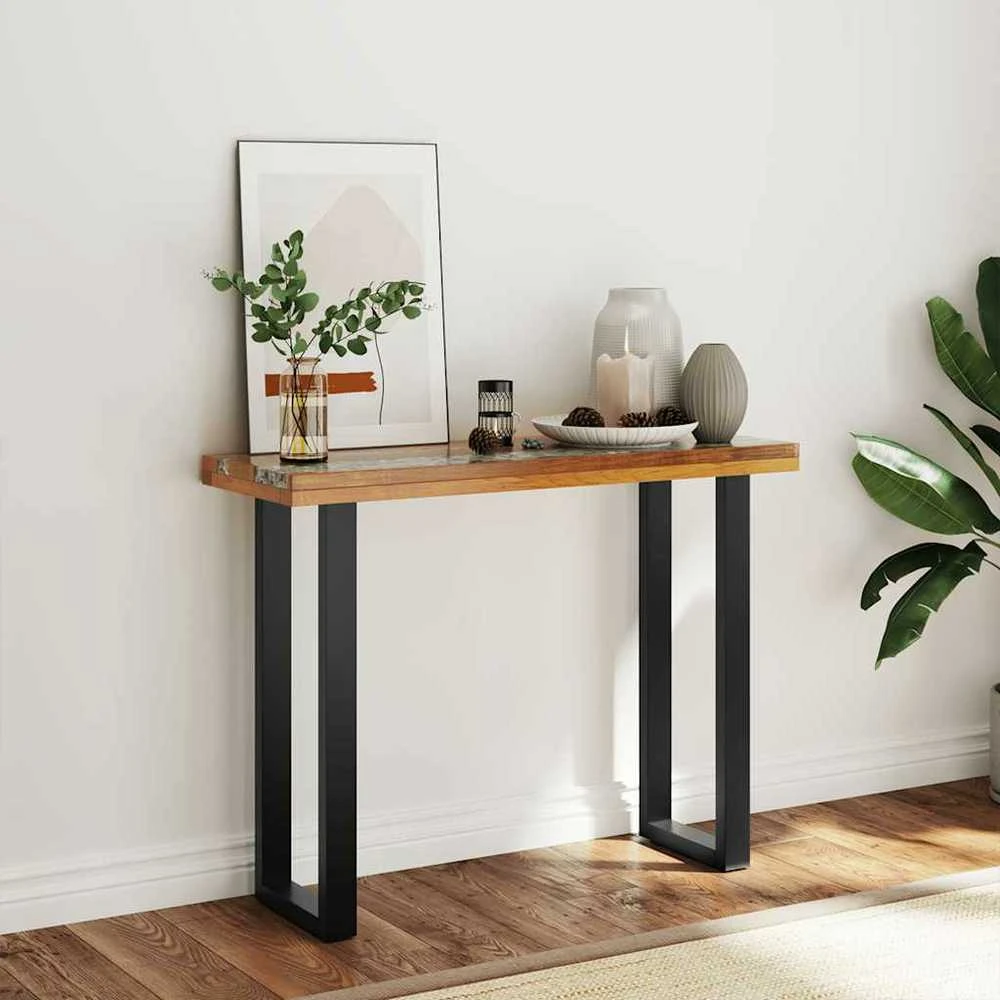 Konsolinis staliukas, tikmedis, 100x35x75 cm