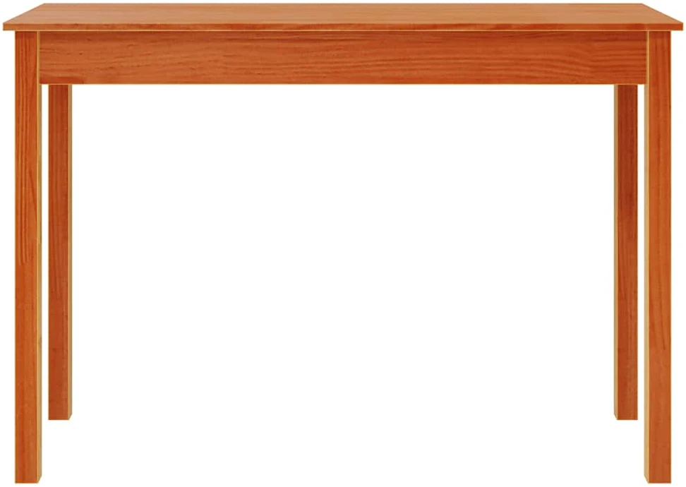 Konsolinis staliukas, vaško rudas, 110x40x75cm, pušies masyvas