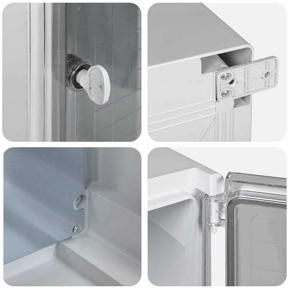 Control Cabinet Pilka 32 x 15 x 35 cm ABS plastikas