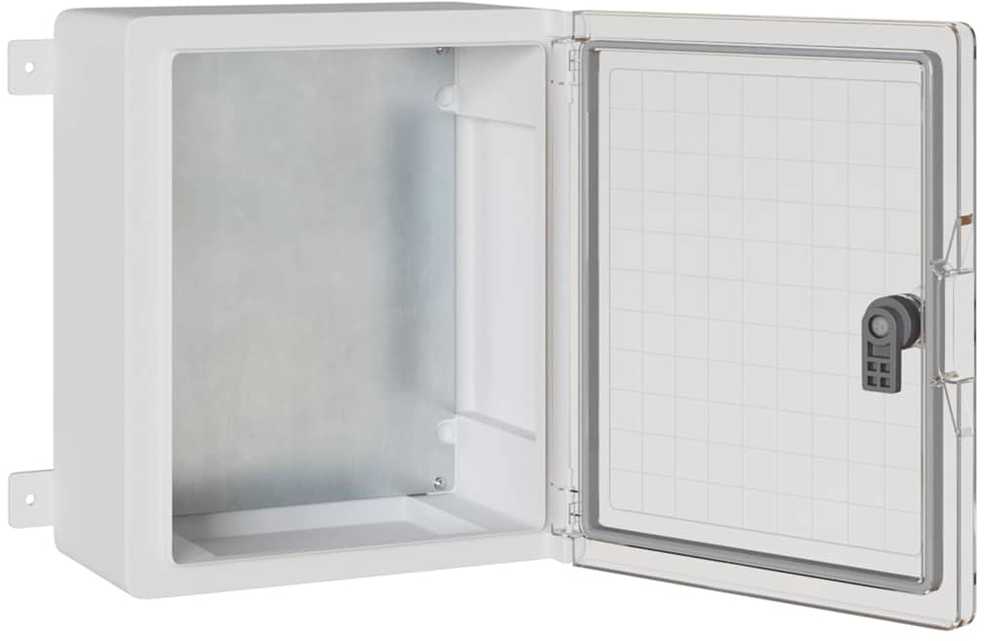 Control Cabinet Pilka 37 x 16,5 x 35 cm ABS plastikas