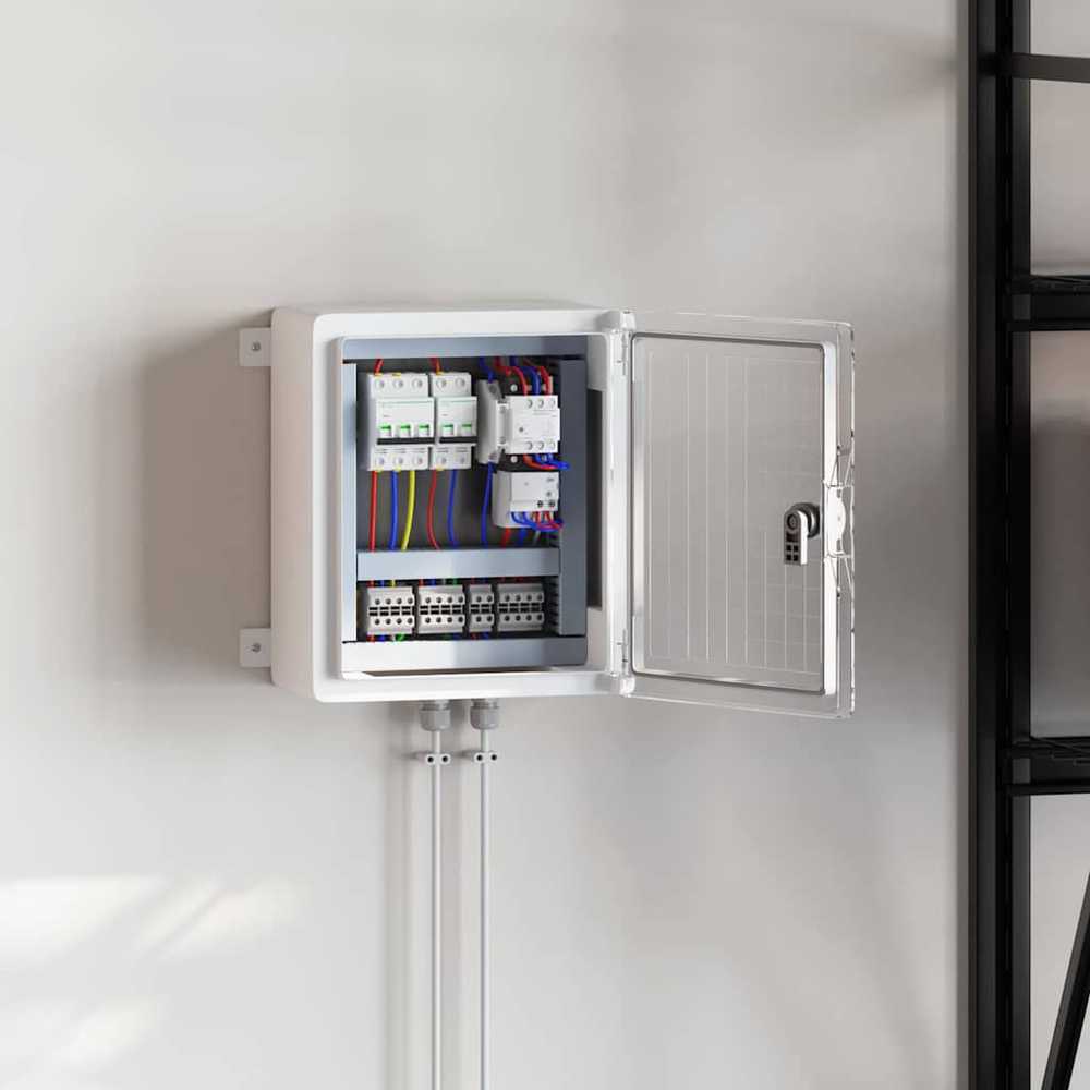 Control Cabinet Pilka 37 x 16,5 x 35 cm ABS plastikas