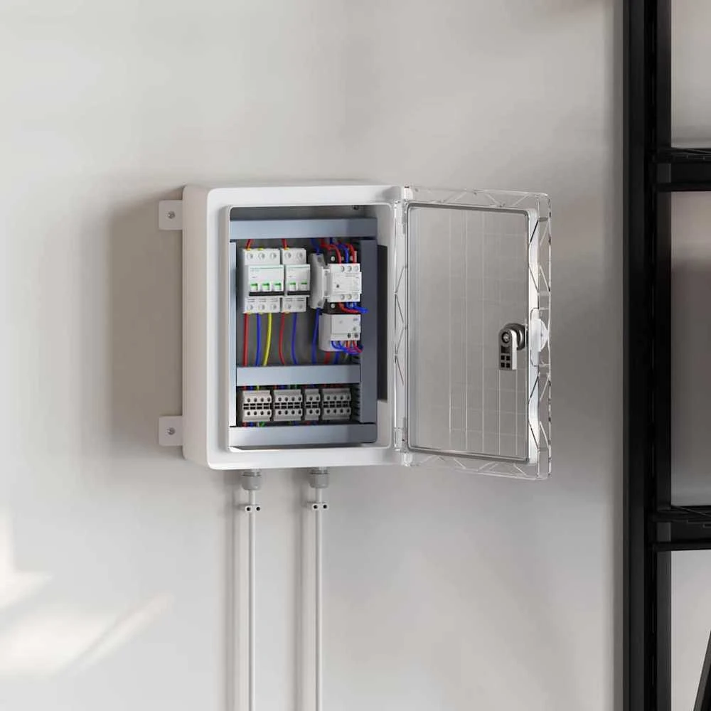 Control Cabinet Pilka 32 x 15 x 35 cm ABS plastikas