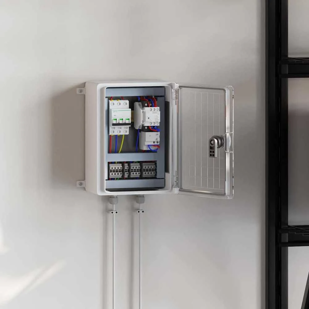 Control Cabinet Pilka 28 x 13 x 28 cm ABS plastikas