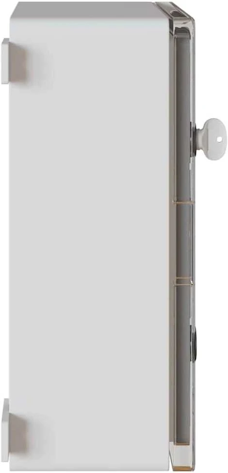 Control Cabinet Pilka 37 x 19,5 x 40 cm ABS plastikas