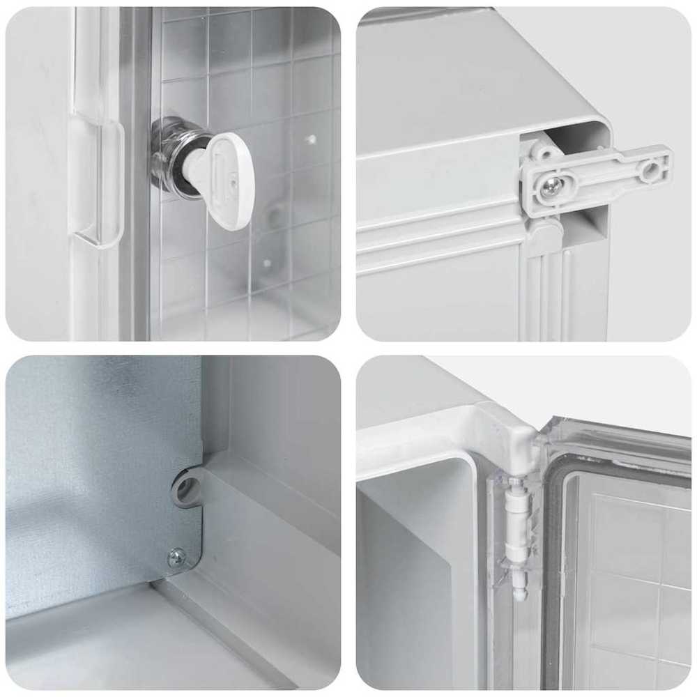 Control Cabinet Pilka 25 x 13 x 24 cm ABS plastikas