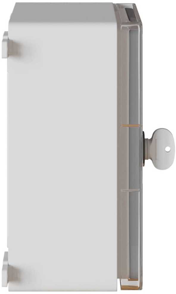Control Cabinet Pilka 25 x 13 x 24 cm ABS plastikas