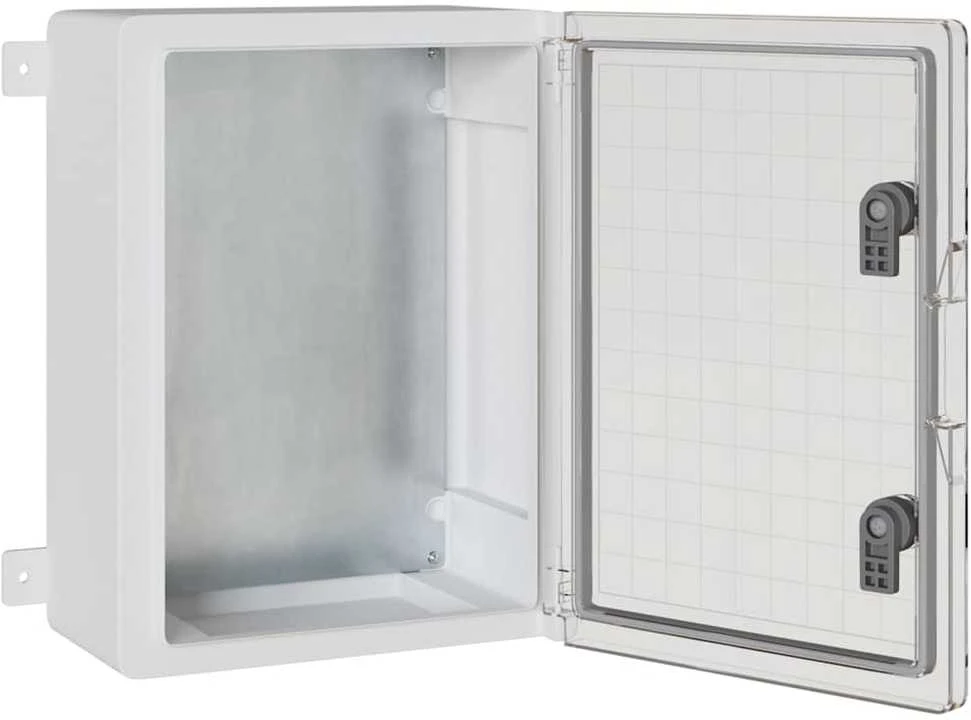 Control Cabinet Pilka 37 x 19,5 x 40 cm ABS plastikas