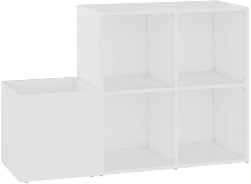 Koridoriaus spintelė batams, balta, 105x35,5x70cm, mediena