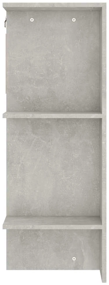 Koridoriaus spintelė, betono pilka, 97,5x37x99cm, mediena