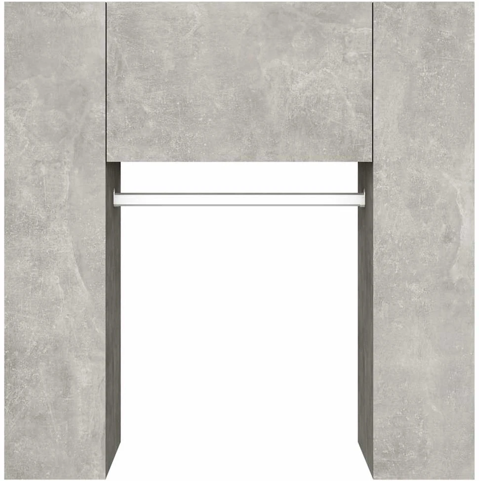 Koridoriaus spintelė, betono pilka, 97,5x37x99cm, mediena
