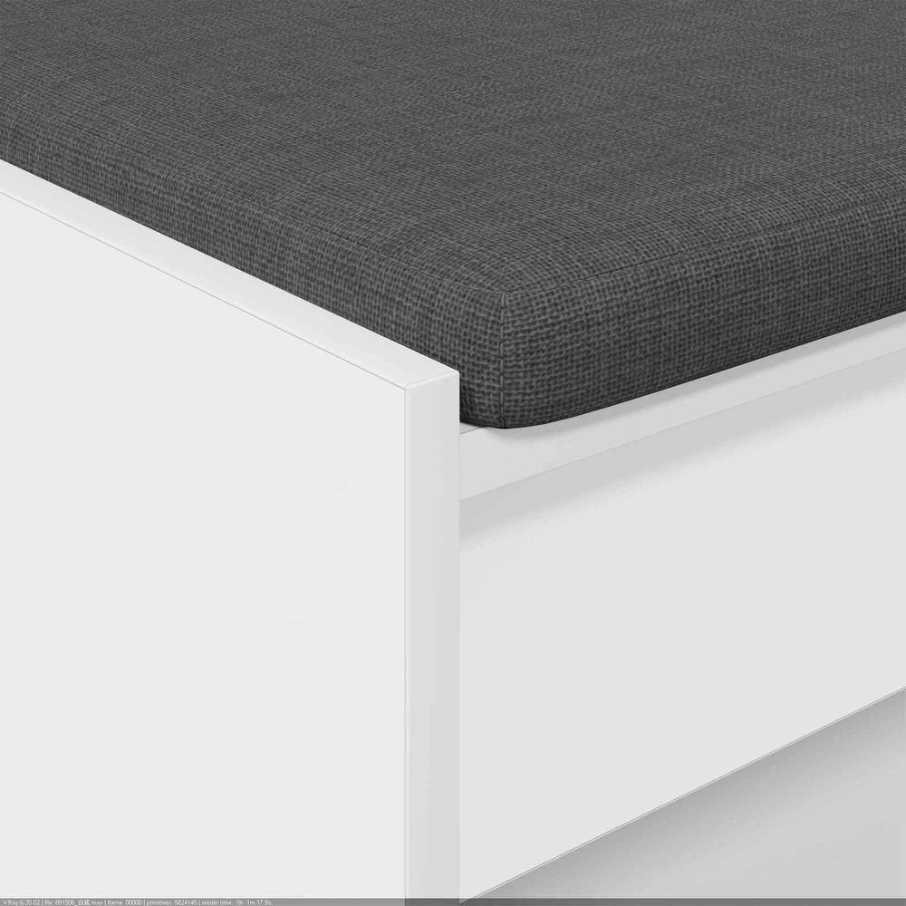 Koridoriaus suolas Baltas 103 x 38 x 45 cm
