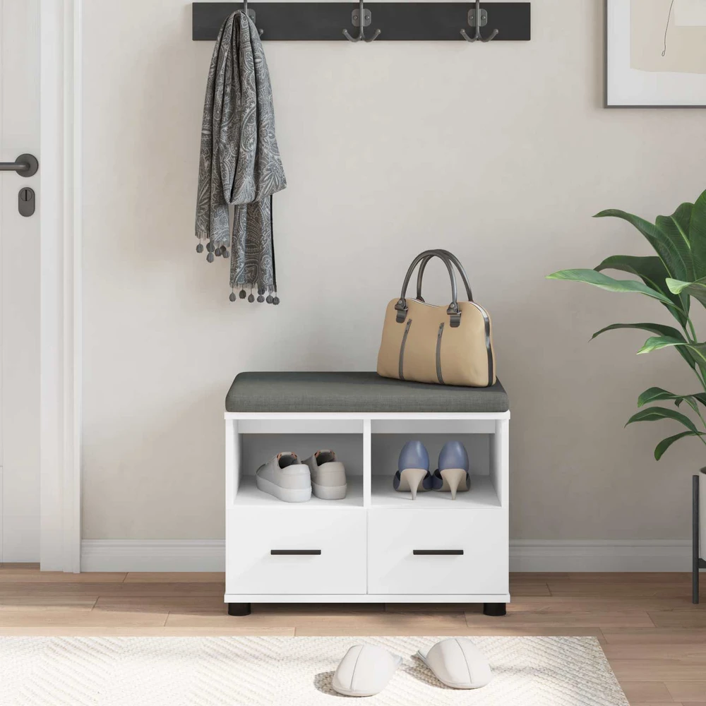 Koridoriaus suolas Baltas 60 x 38 x 46 cm