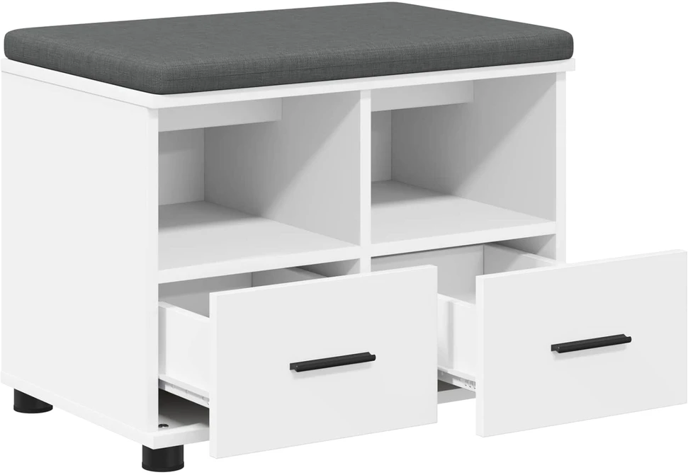 Koridoriaus suolas Baltas 60 x 38 x 46 cm
