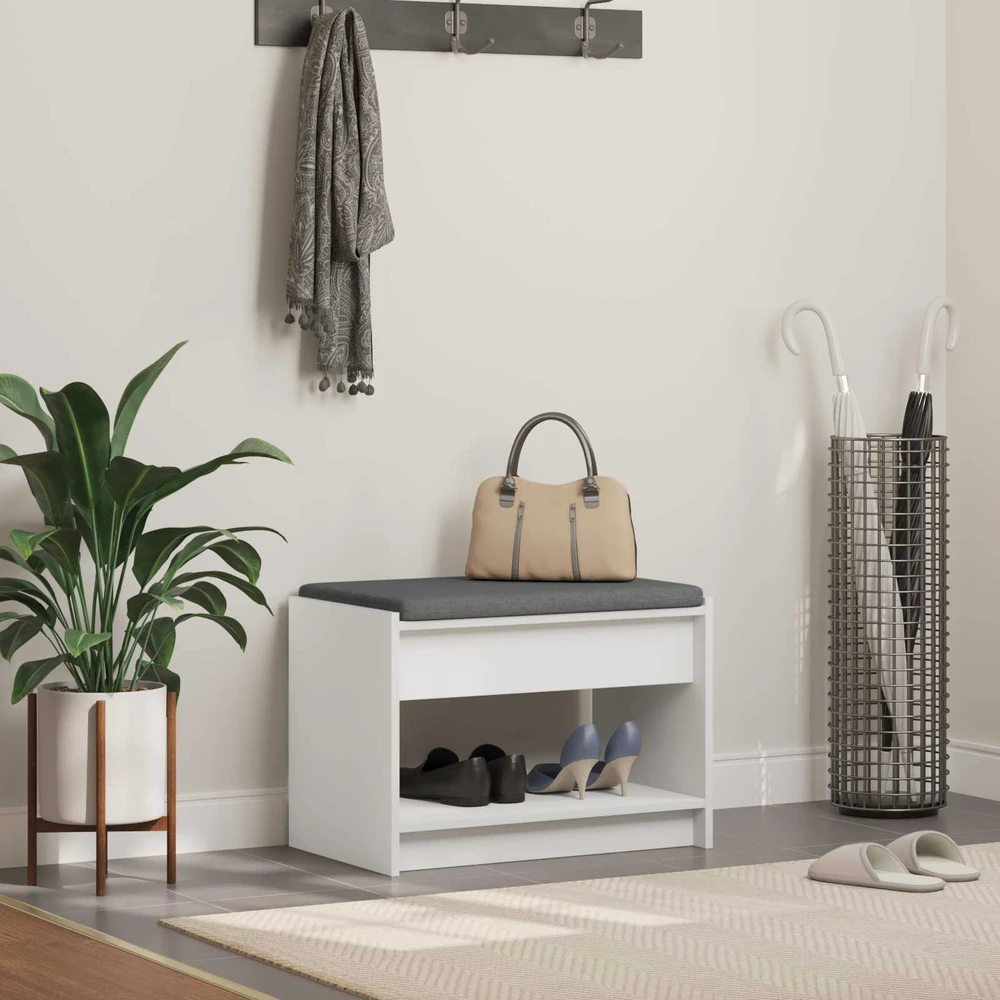 Koridoriaus suolas Baltas 63 x 38 x 45 cm