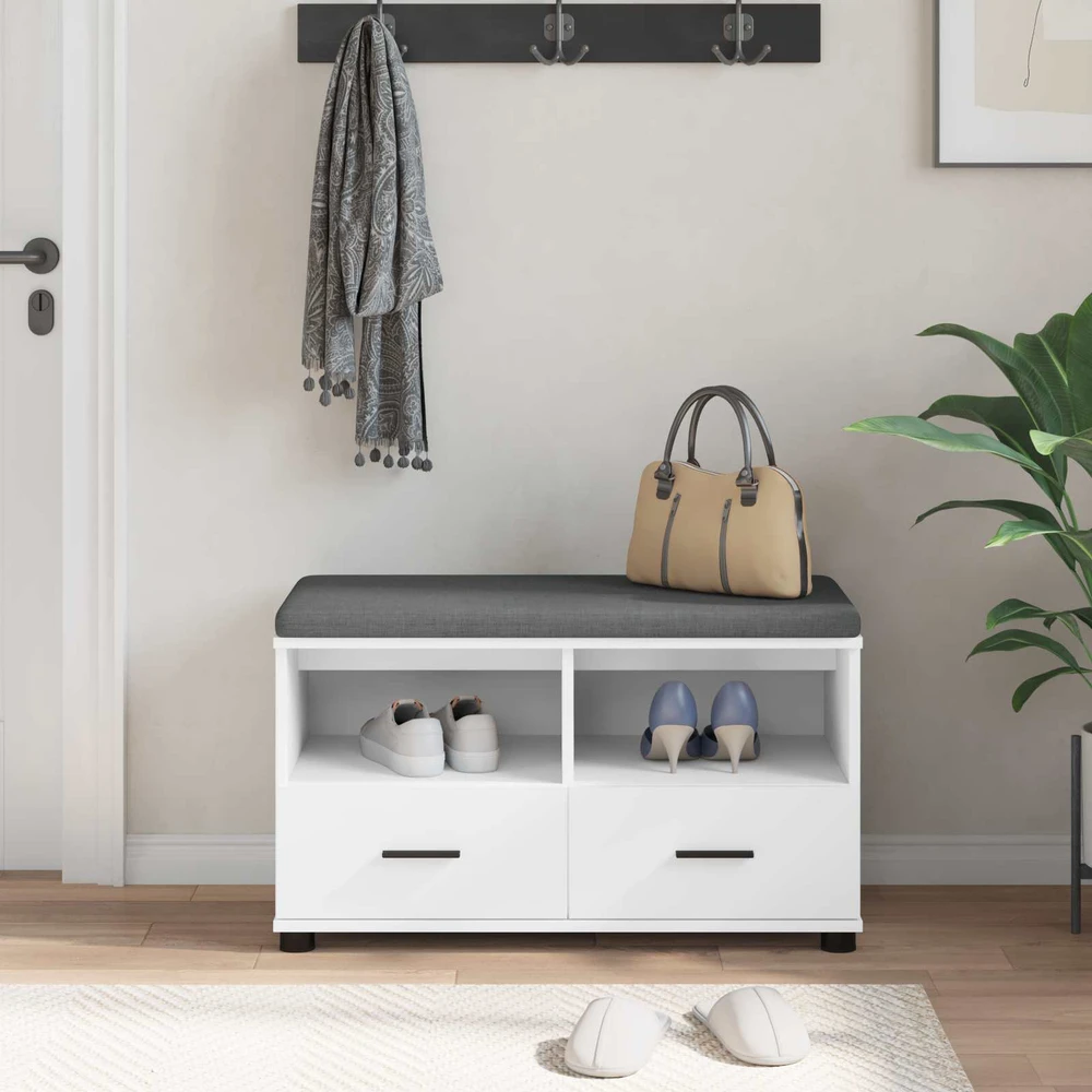 Koridoriaus suolas Baltas 80 x 38 x 46 cm