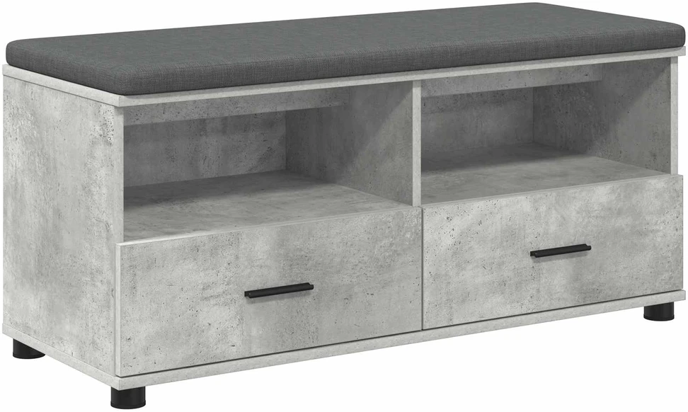 Koridoriaus suolas Betono Pilka 100 x 38 x 46 cm