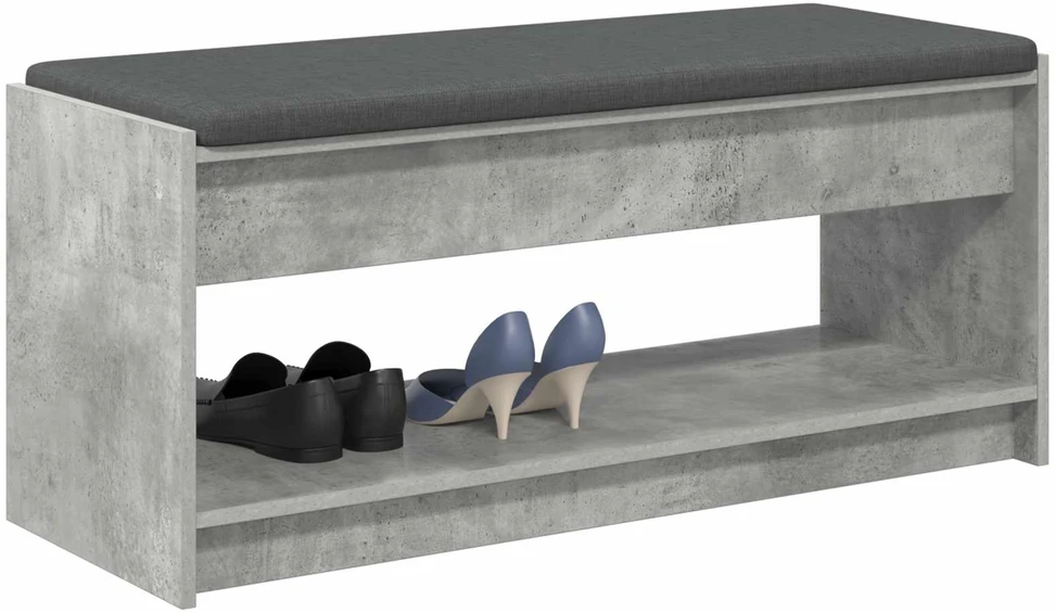 Koridoriaus suolas Betono Pilka 103 x 38 x 45 cm