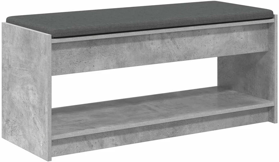 Koridoriaus suolas Betono Pilka 103 x 38 x 45 cm