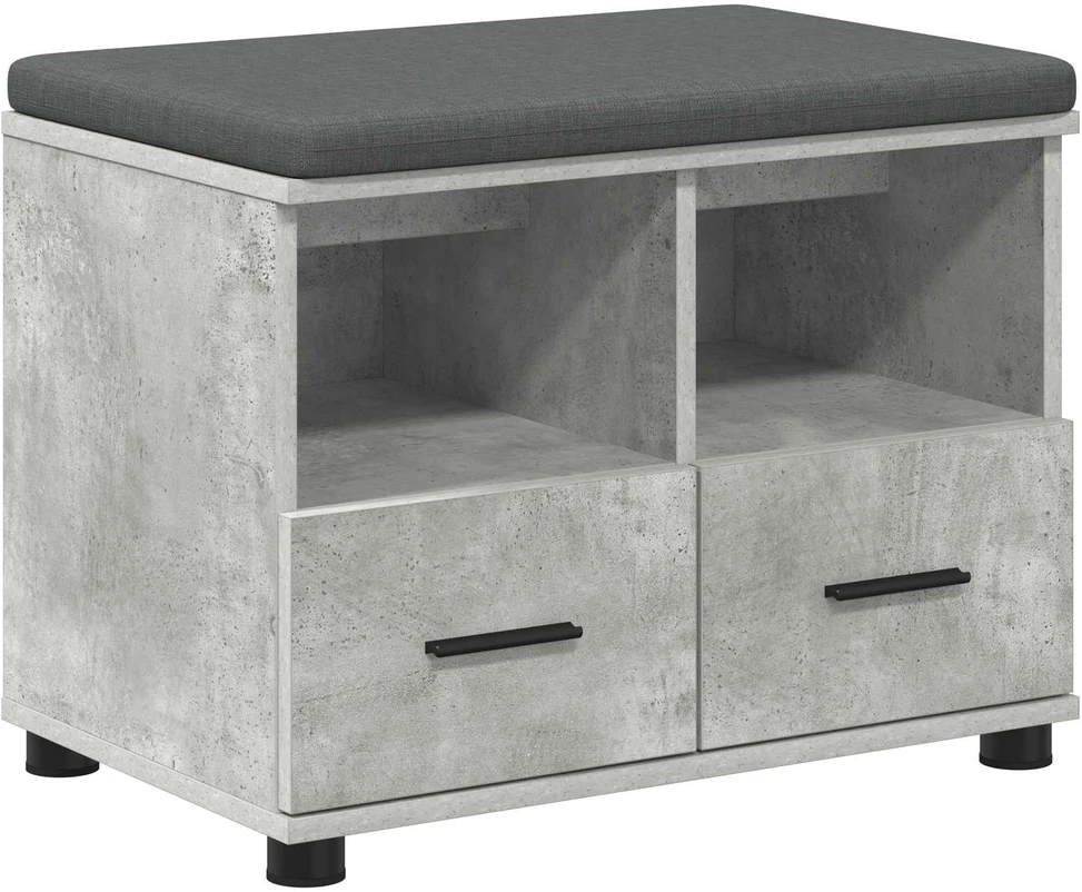 Koridoriaus suolas Betono Pilka 60 x 38 x 46 cm