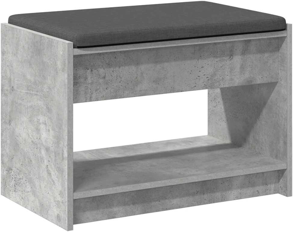 Koridoriaus suolas Betono Pilka 63 x 38 x 45 cm