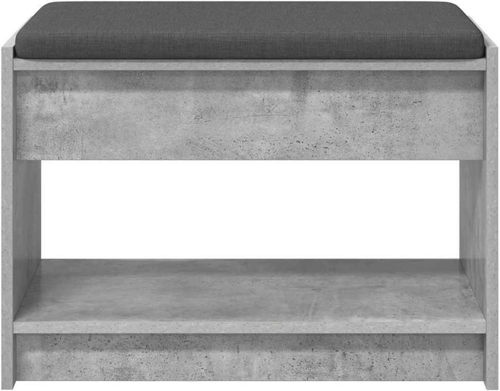 Koridoriaus suolas Betono Pilka 63 x 38 x 45 cm