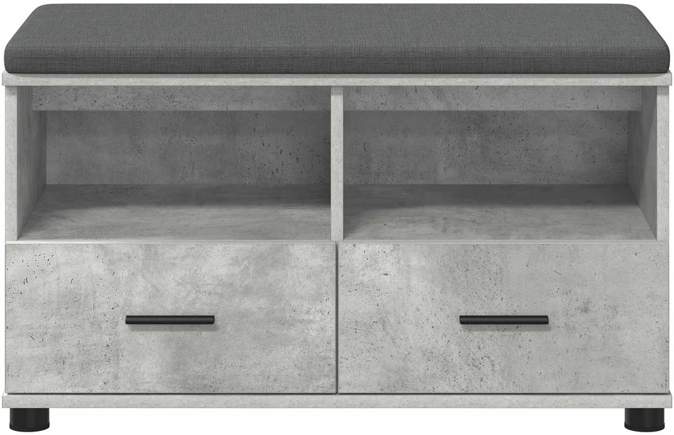 Koridoriaus suolas Betono Pilka 80 x 38 x 46 cm