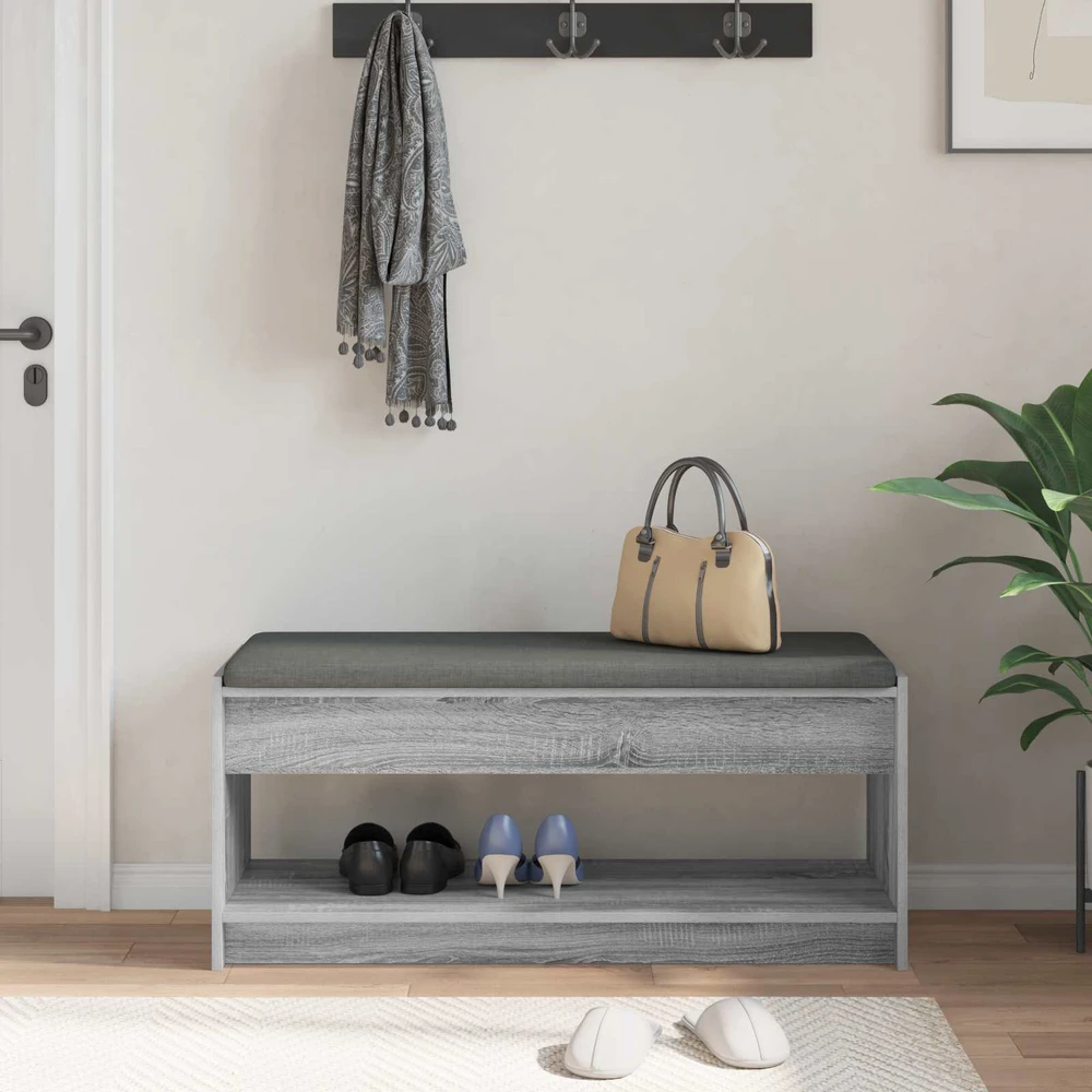 Koridoriaus suolas Pilka Sonoma 103 x 38 x 45 cm