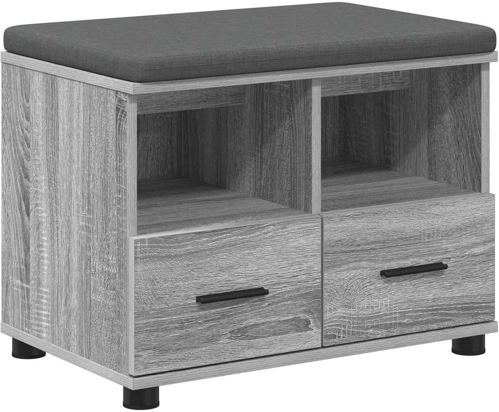 Koridoriaus suolas Pilka Sonoma 60 x 38 x 46 cm