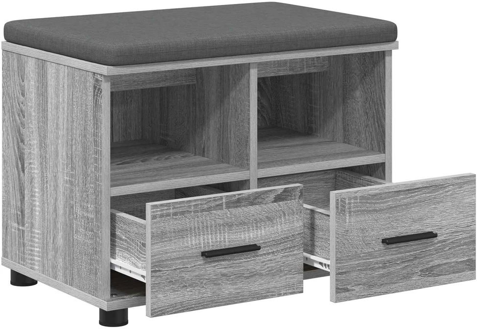 Koridoriaus suolas Pilka Sonoma 60 x 38 x 46 cm