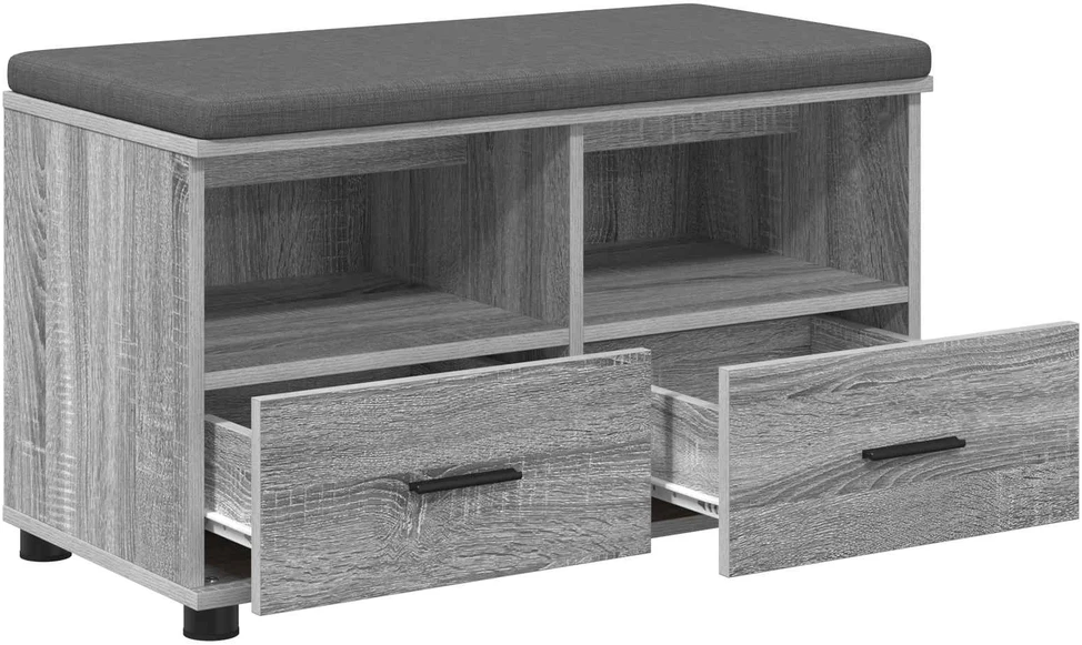 Koridoriaus suolas Pilka Sonoma 80 x 38 x 46 cm
