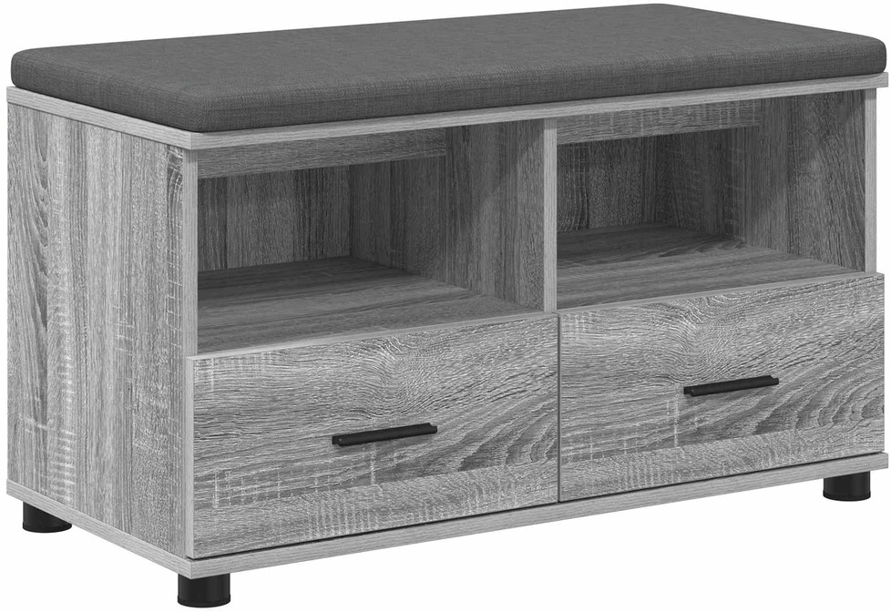 Koridoriaus suolas Pilka Sonoma 80 x 38 x 46 cm
