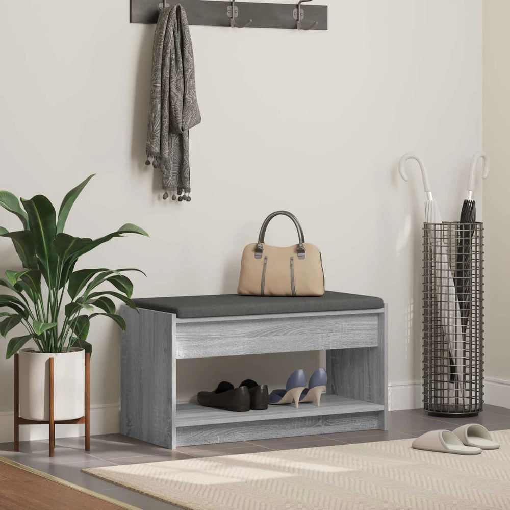 Koridoriaus suolas Pilka Sonoma 83 x 38 x 45 cm