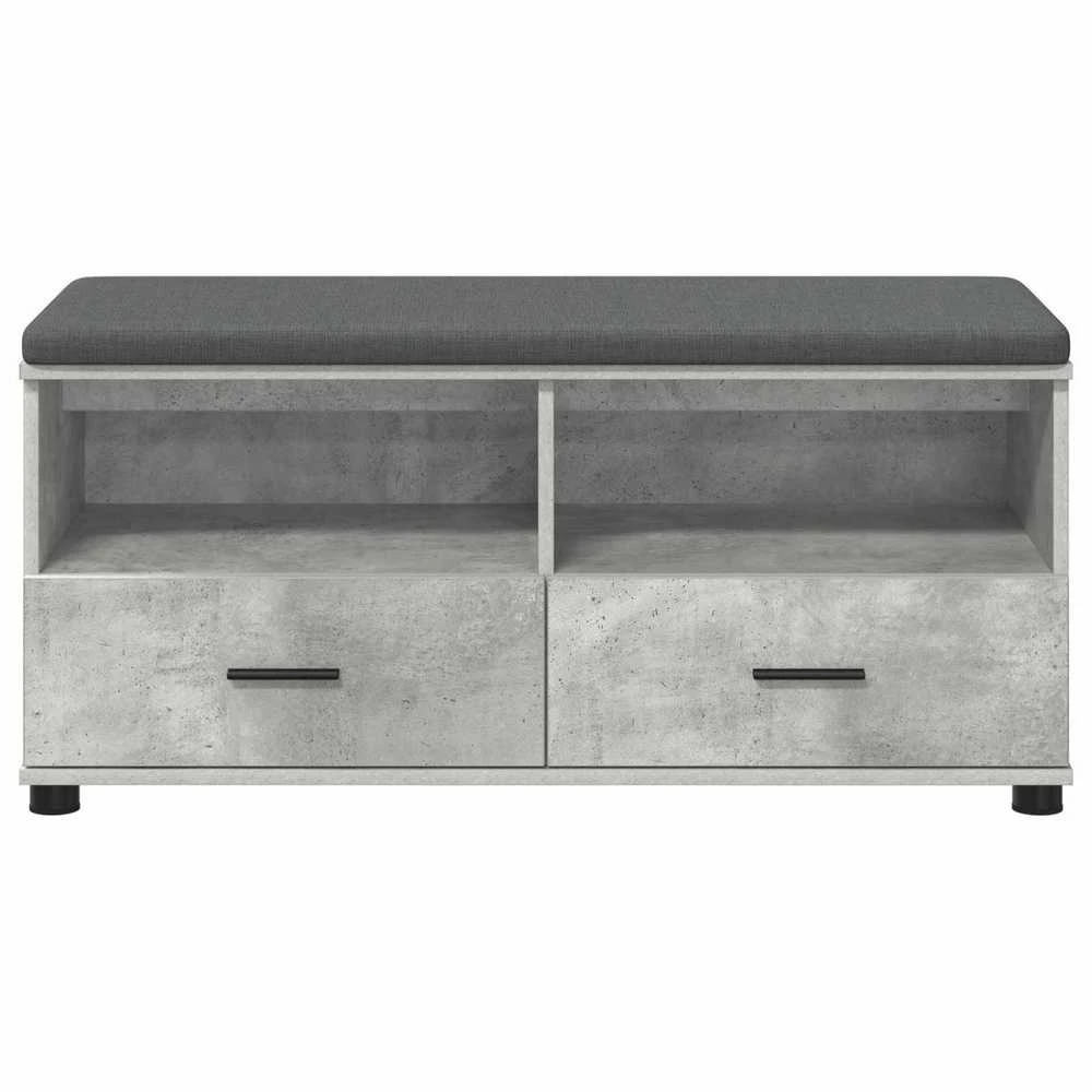 Koridoriaus suolas Betono Pilka 100 x 38 x 46 cm