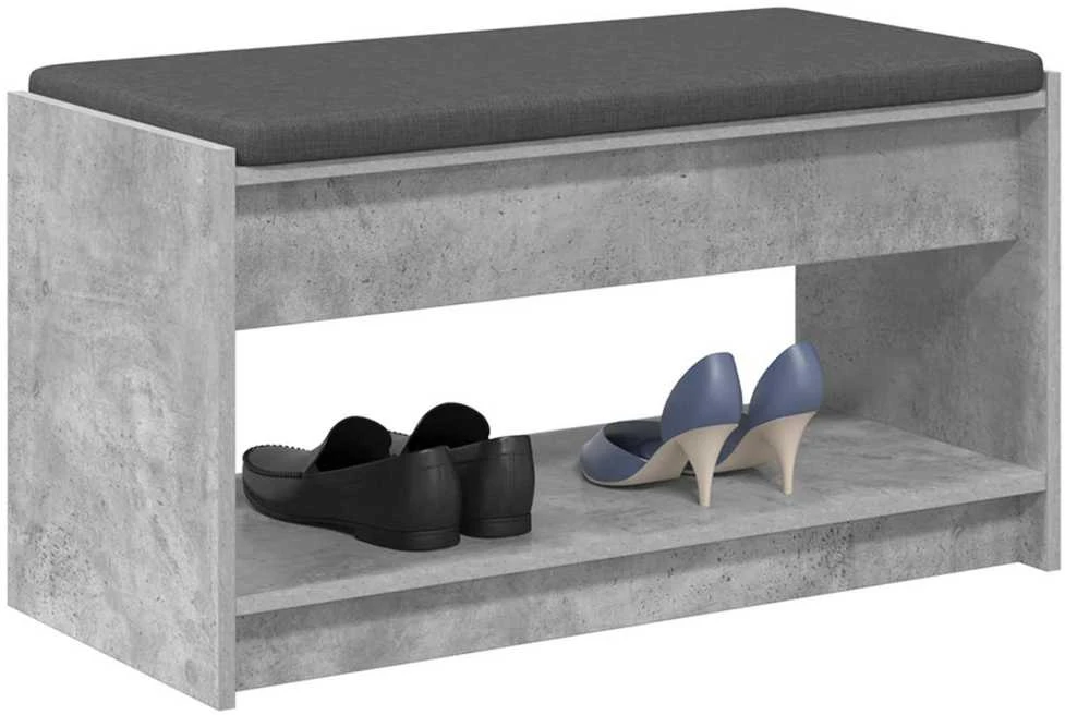 Koridoriaus suolas Betono Pilka 83 x 38 x 45 cm